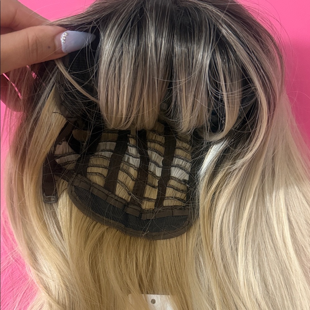 Stylish Blonde Ombre Women's Wig